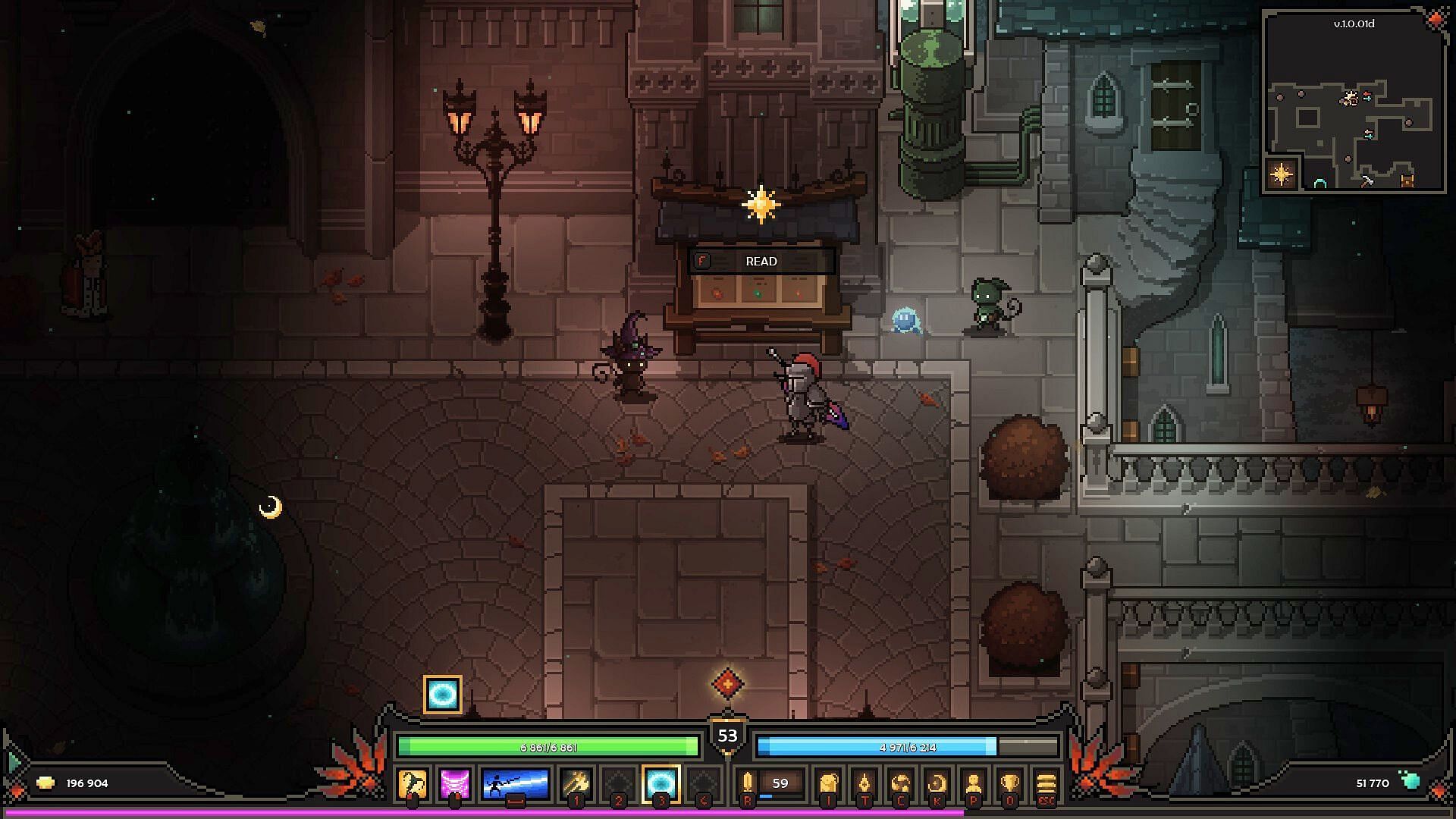 Board containg Adam Nostrus’ Trials in The Slormancer (Image via Slormite Studios)
